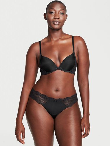 Tanga Con Finiture In Pizzo, Description, large