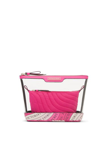 Trousse 2-in-1, Pink Swirl, large
