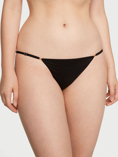 Slip Con Fianchetti Regolabili, Black, large