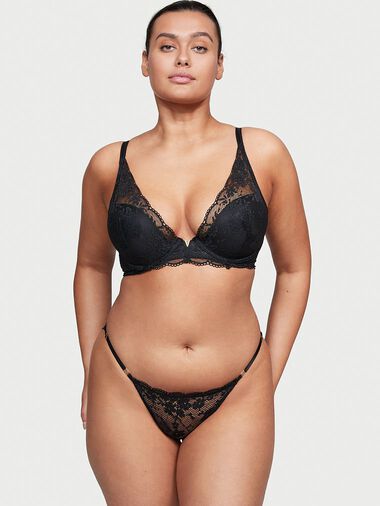 Slip Con Fianchetti Regolabili, Black, large