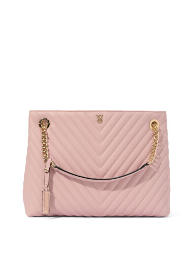Borsa A Spalla Con Catenella, Pink, large