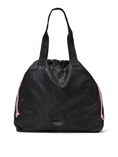 Borsa A Spalla Leggera E Ripiegabile, Black, large