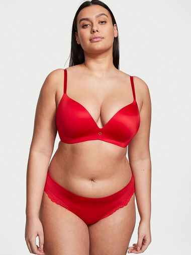 Tanga Liscio Con Cut-out Sul Retro, Lipstick, large