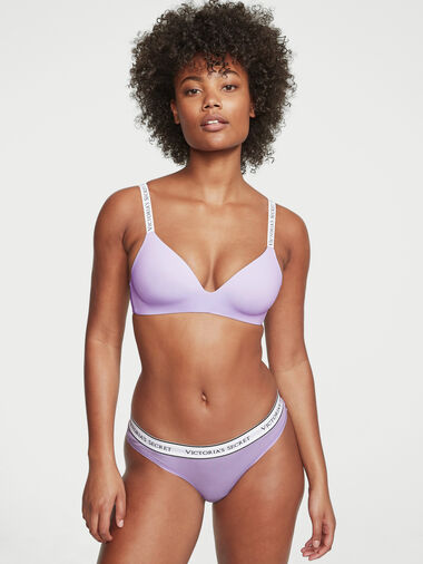 Tanga In Cotone Con Logo, Description, large