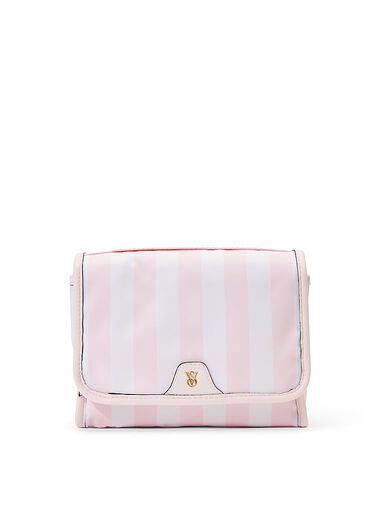 Jetsetter Hanging Cosmetic Case, Stripe, large
