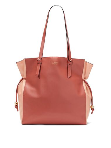 Borsa A Spalla Con Arricciatura, Bare Rose, large