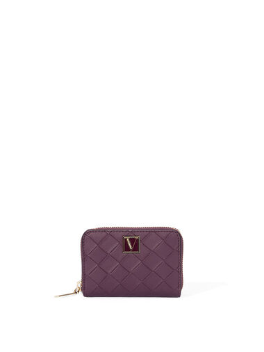 Portafoglio Piccolo Victoria, Black Violet Woven, large