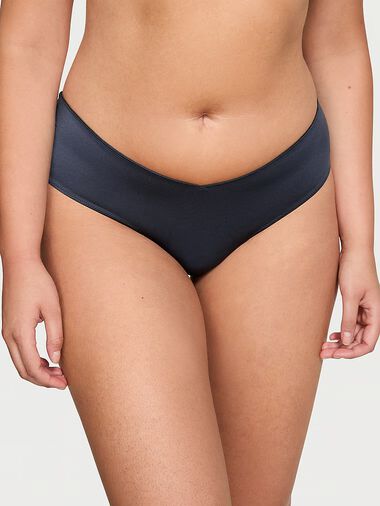 Slip Sgambato Con Laccetti Sul Lato Posteriore, Dark Twilight, large