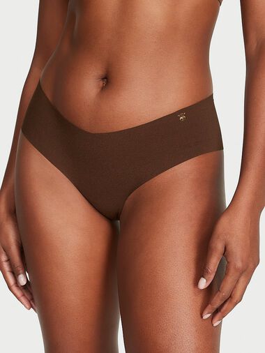 Slip Sgambato Senza Cuciture, Ganache, large