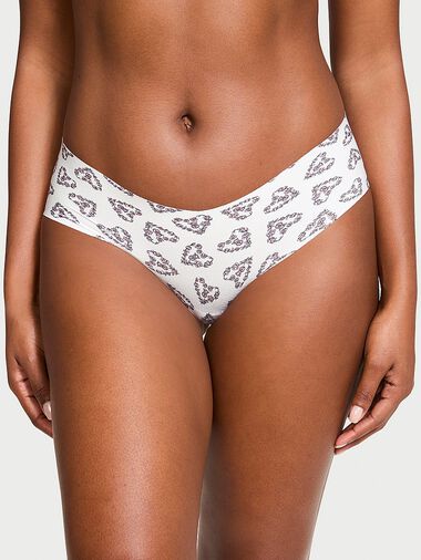 Slip Coprente Senza Cuciture, White Floral Lock Up Heart, large