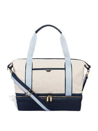 Borsa Weekender, Blue Colorblock, large