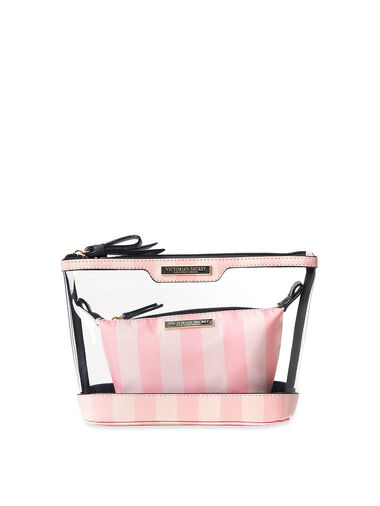 Coppia Di Trousse Am/pm, Signature Stripe, large