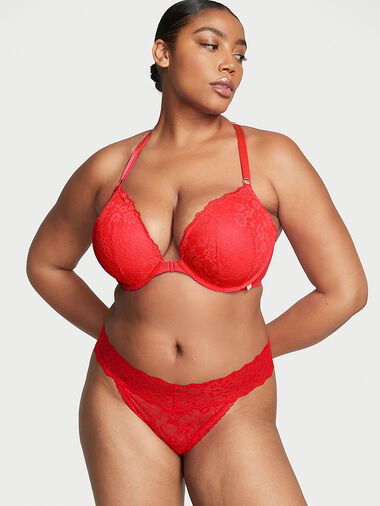 Brasiliana Con Ricami Floreali Boho-chic, Lipstick Red, large
