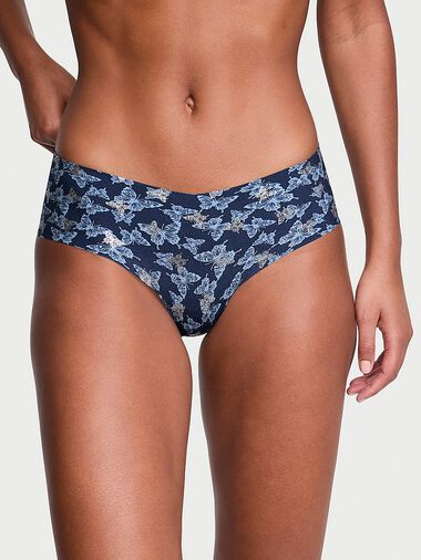 Slip Coprente Senza Cuciture, Noir Navy Butterflies, large
