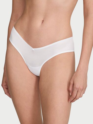 Slip Sgambato Con Laccetti Sul Lato Posteriore, Vs White, large