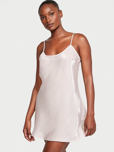 Mini Sottoveste In Organza, Lilac & Grey, large