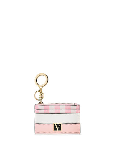 Porta Carte-portachiavi Victoria, Signature Stripe, large