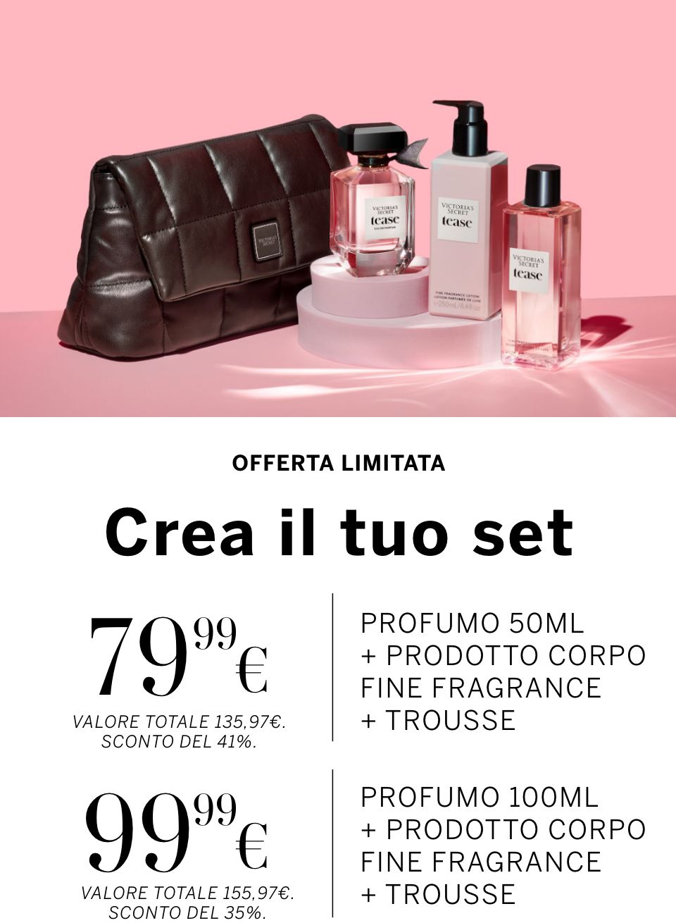 Offerta Limitata! Profumo+Borsa