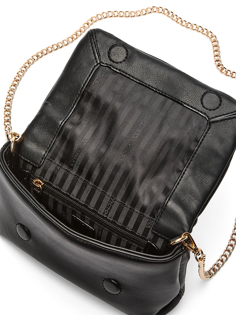 Mini Borsa Convertibile, Black, large