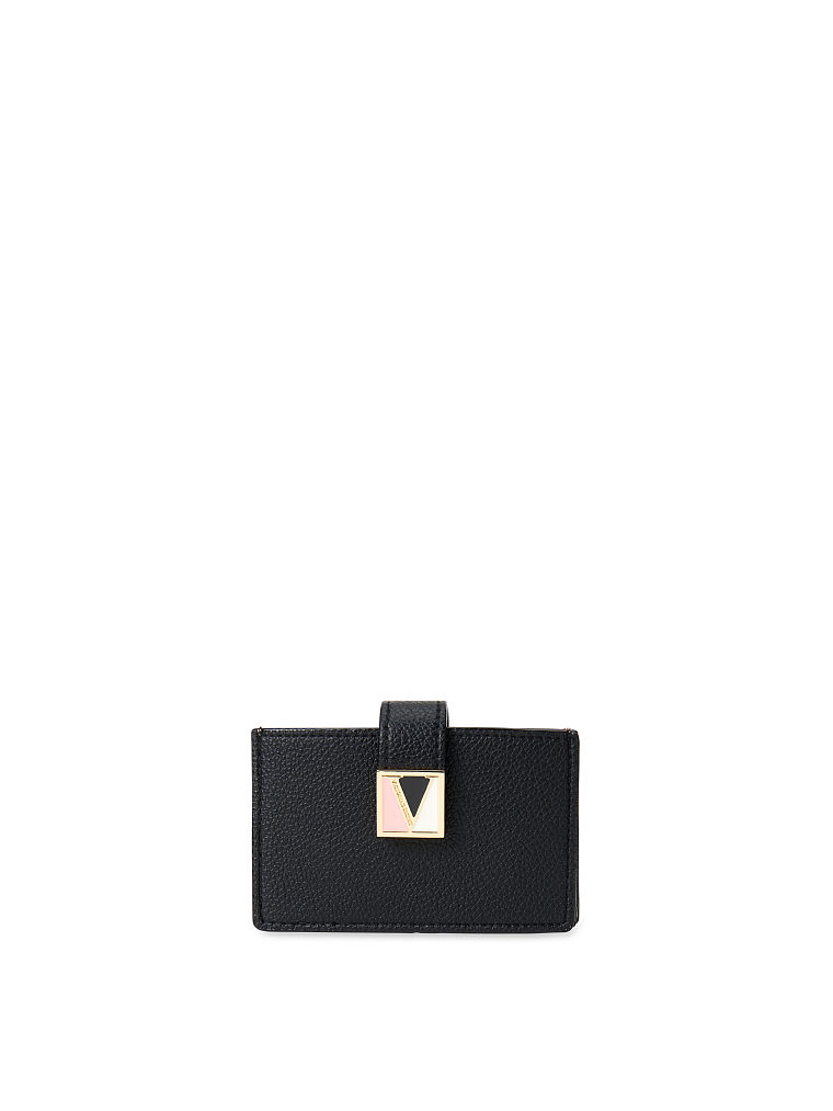 Porta Carte, Black Colorblock, large