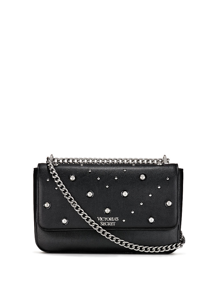 Borsa a tracolla con borchie shop