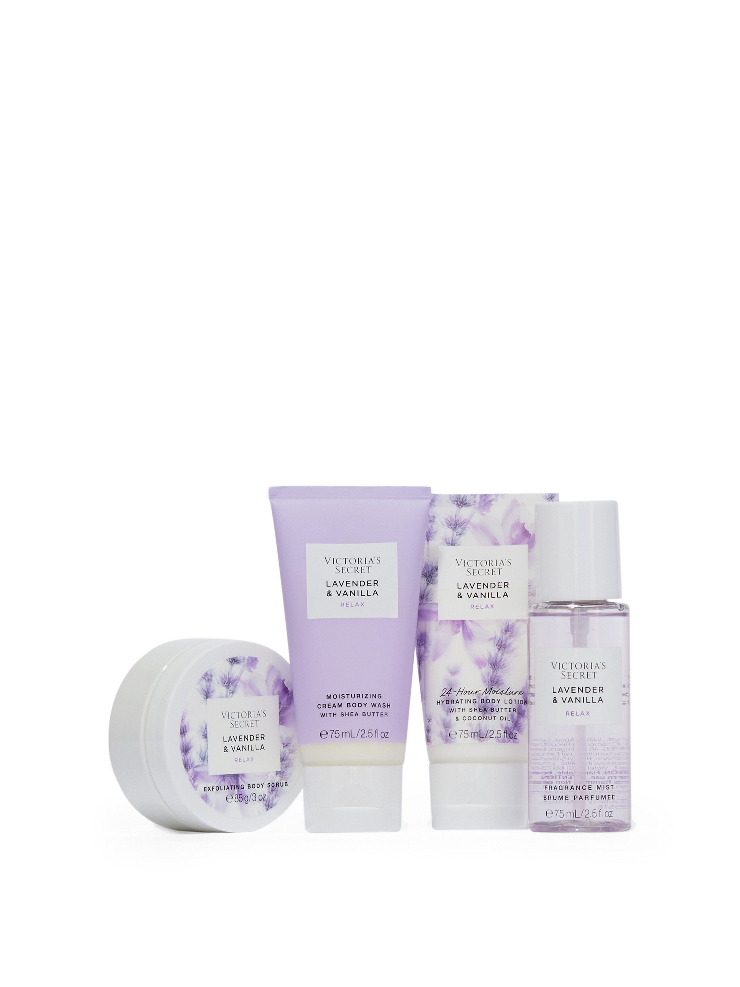 Lavender & Vanilla Natural Beauty Kit Rituale Per Il Corpo, Description, large