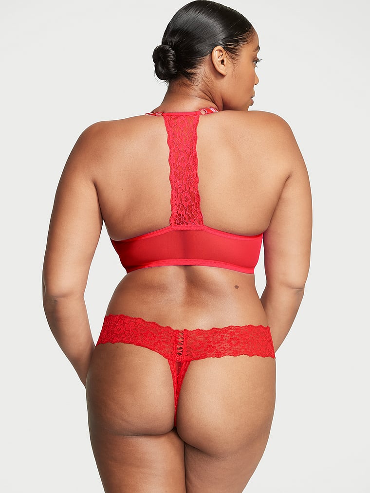 Brasiliana Con Ricami Floreali Boho-chic, Lipstick Red, large