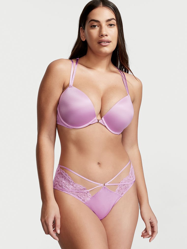 Strappy Lace Cheeky Panty, , large