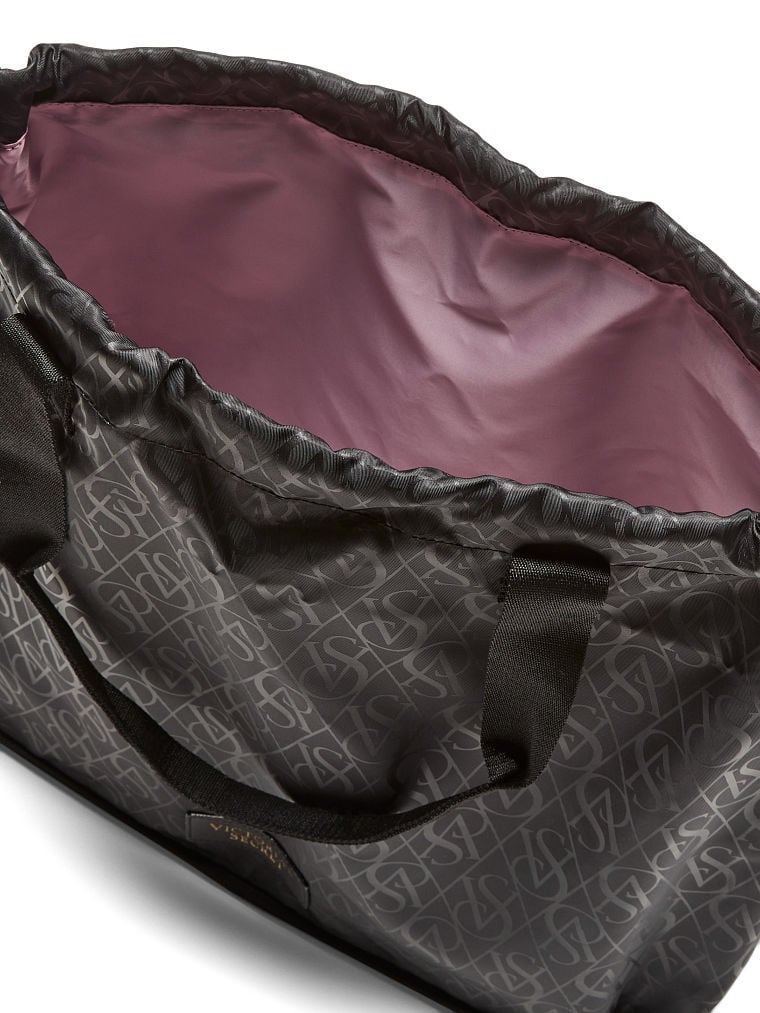 Borsa A Spalla Leggera E Ripiegabile, Black, large
