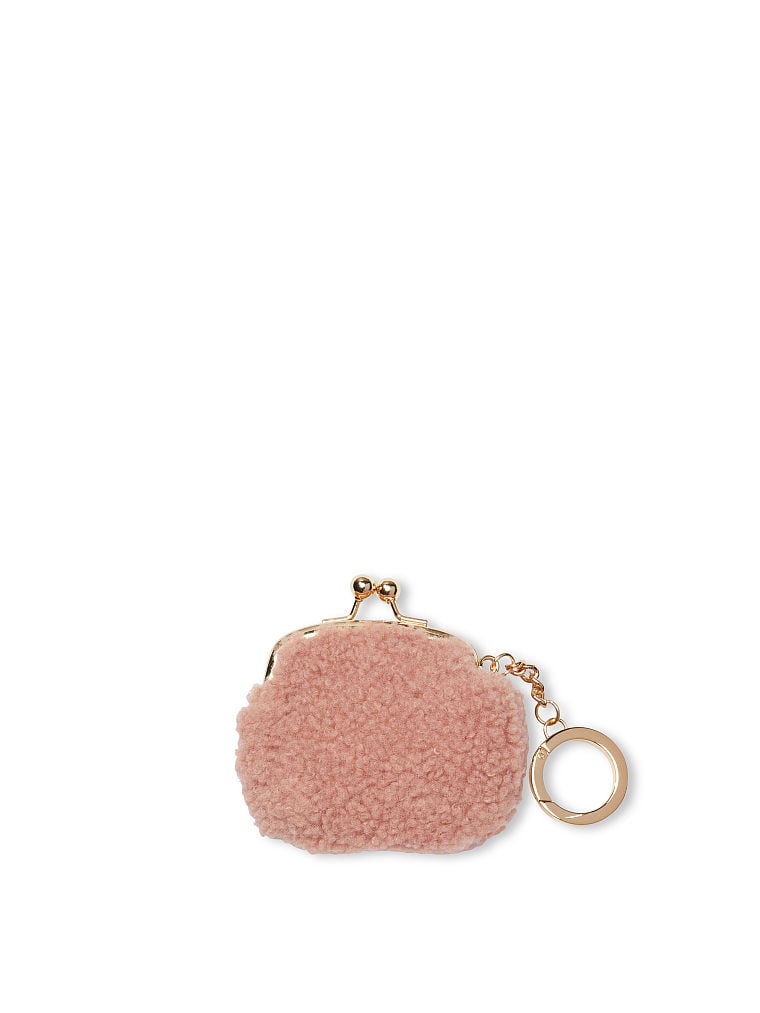 Portachiavi Con Portamonete Victoria, Plush Pink, large