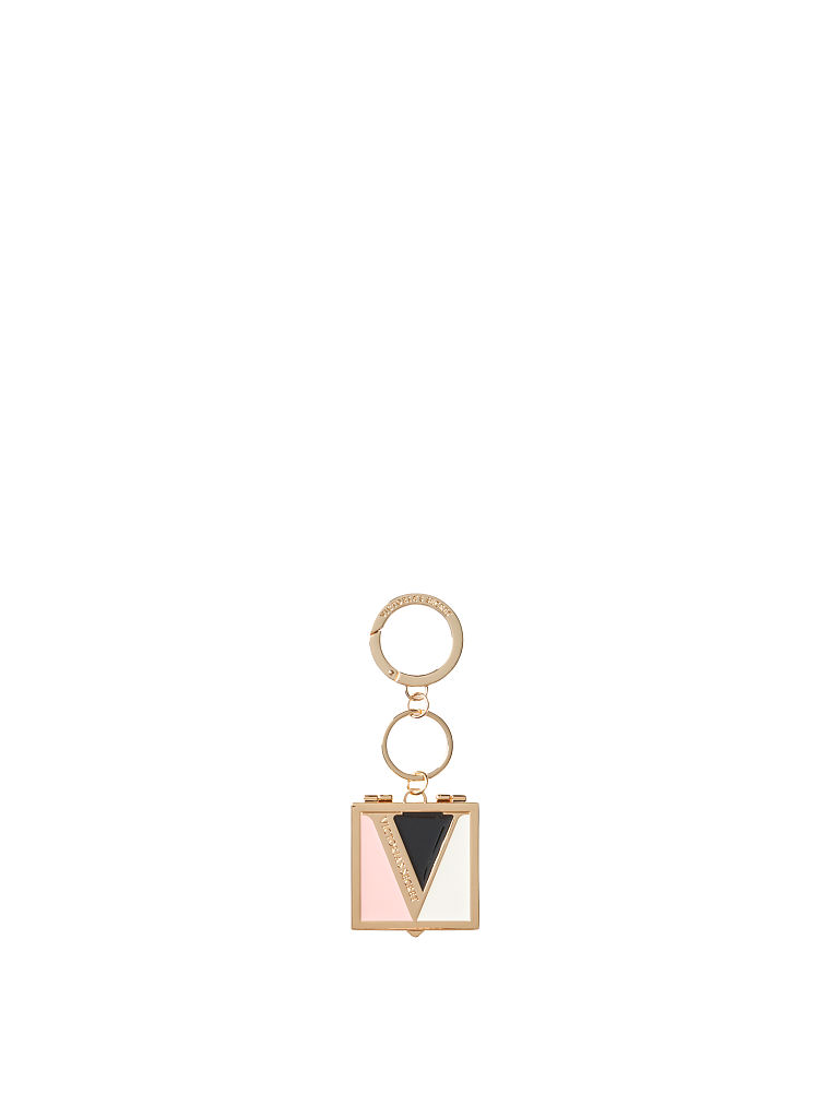 Portachiavi Colorblock Con Specchio, Blush Colorblock, large