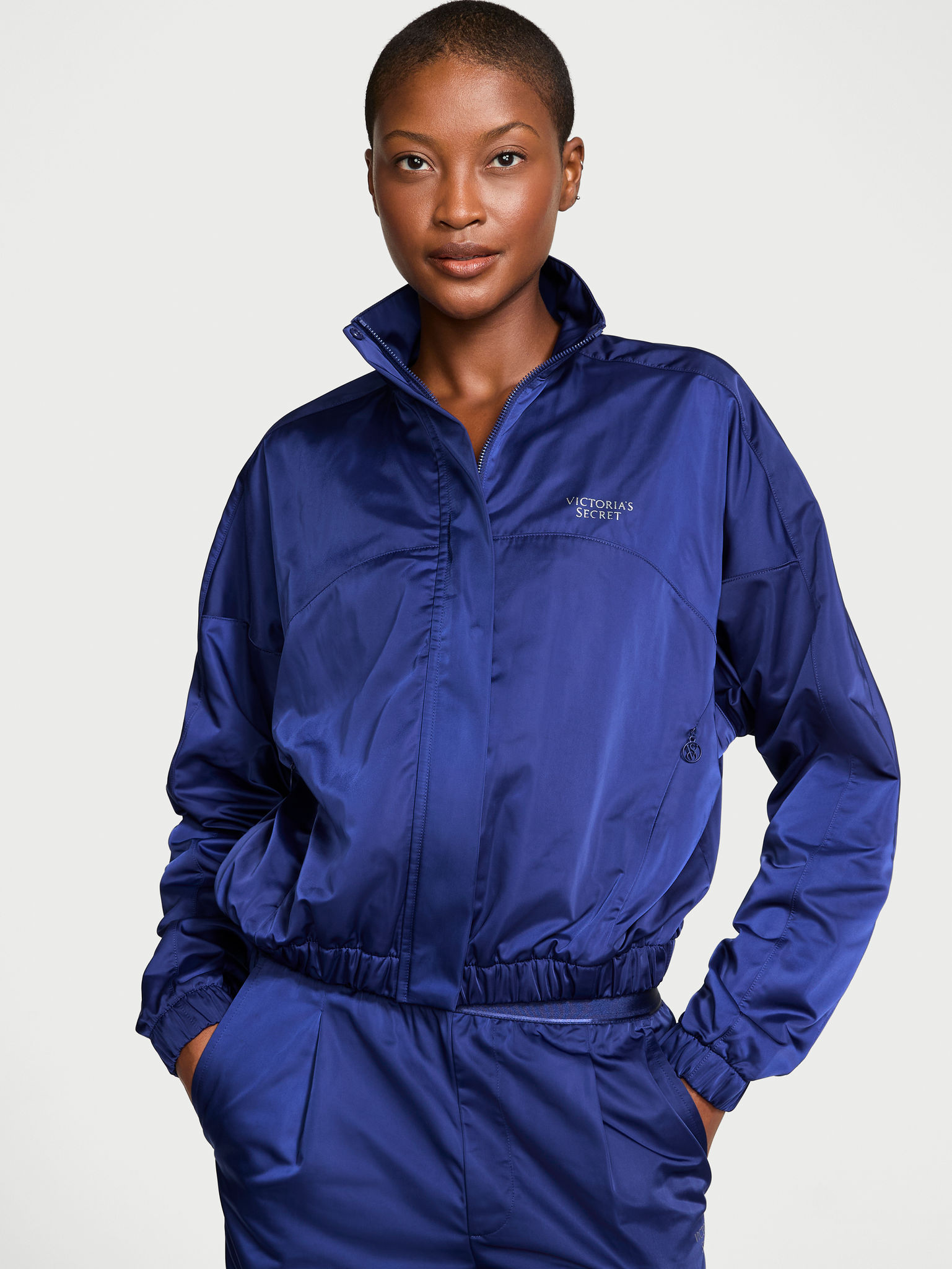 Parachute Full-zip Jacket, Blue InkBlot, large