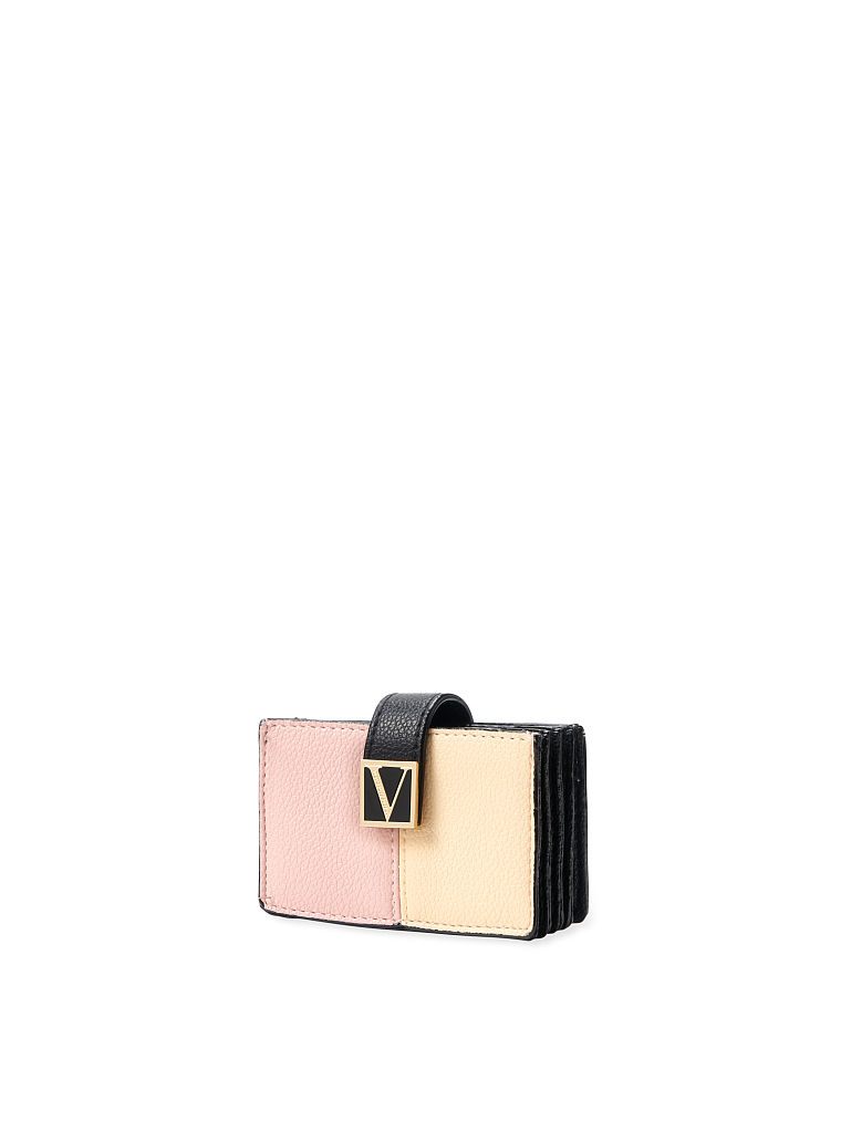 Porta Carte, Blush Colorblock, large