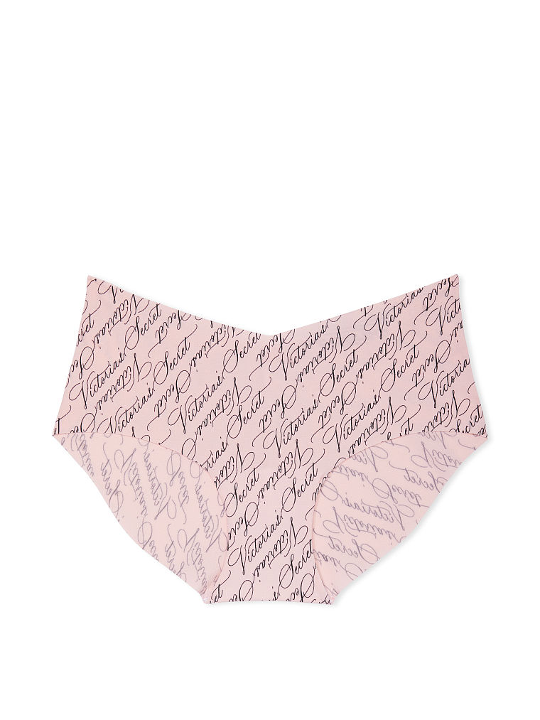 No-show Hiphugger Panty, Purest Pink Victoria Script, large