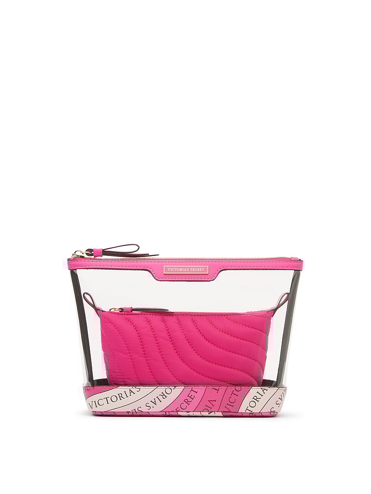 Trousse 2-in-1, Pink Swirl, large