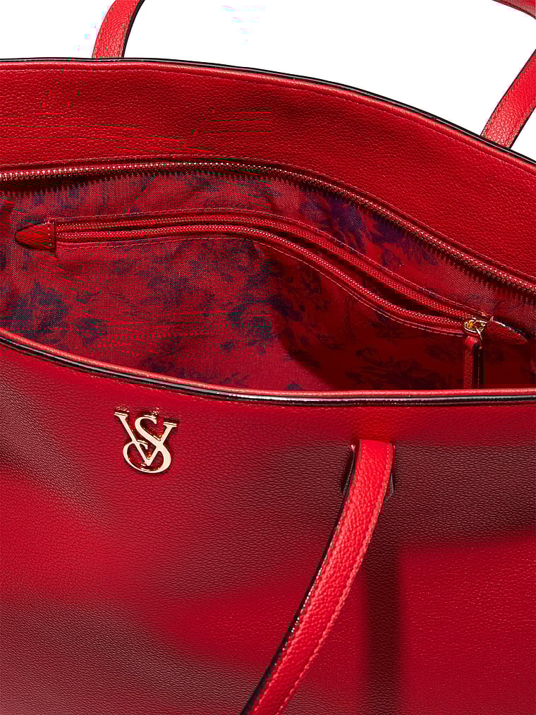 Borsa A Spalla Grande, Red, large