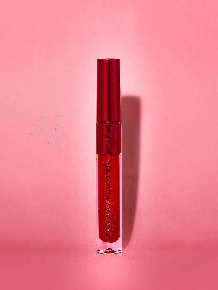 Runway Plumper Lip Gloss, VIP Red, large