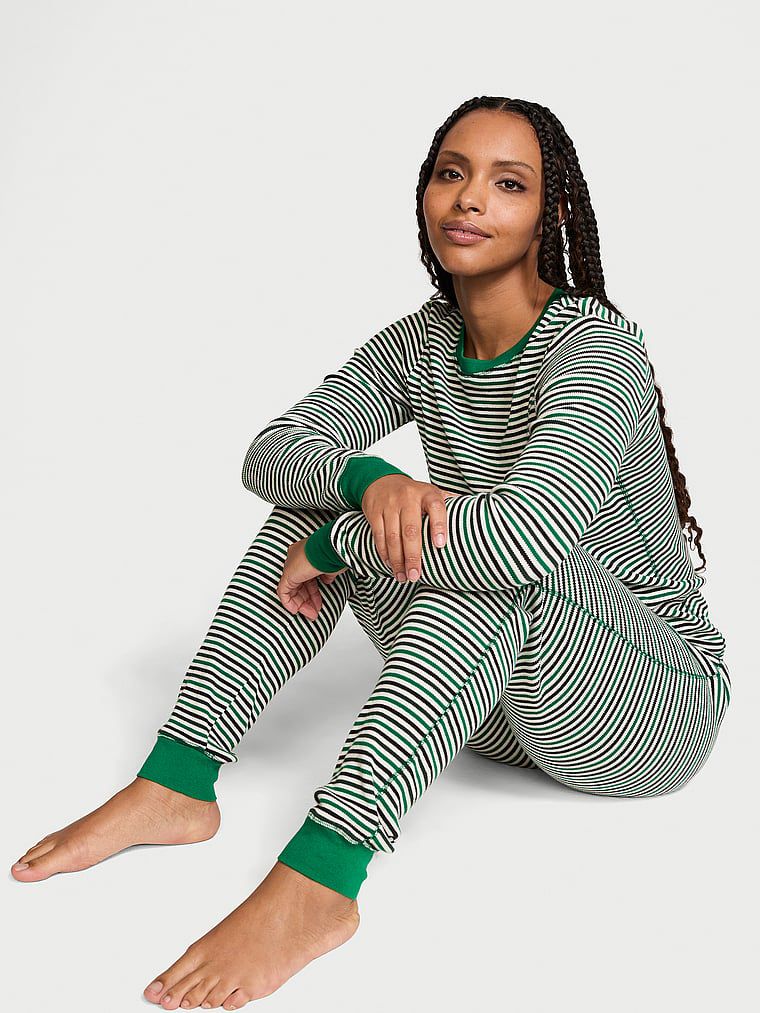 Pigiama Termico Lungo, Green, large