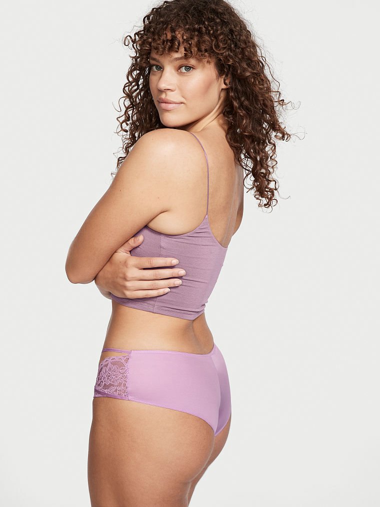 Strappy Lace Cheeky Panty, , large