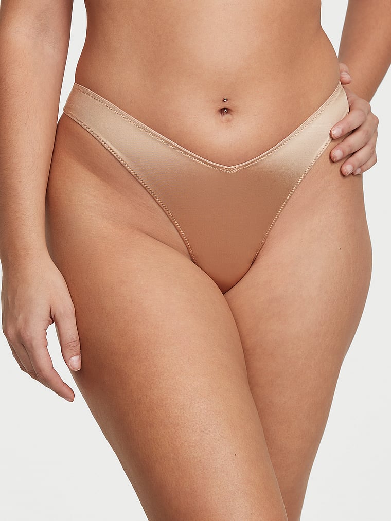 Tanga Sgambato Con Laccetti Sul Lato Posteriore, Praline, large