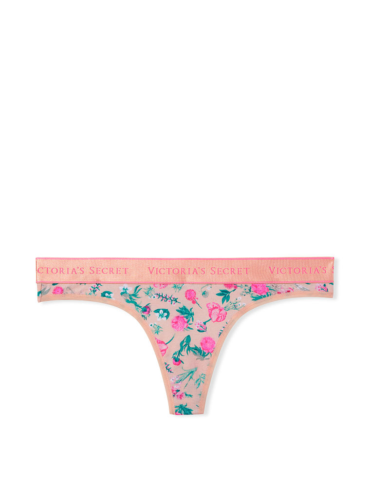 Tanga In Cotone Con Logo, Description, large