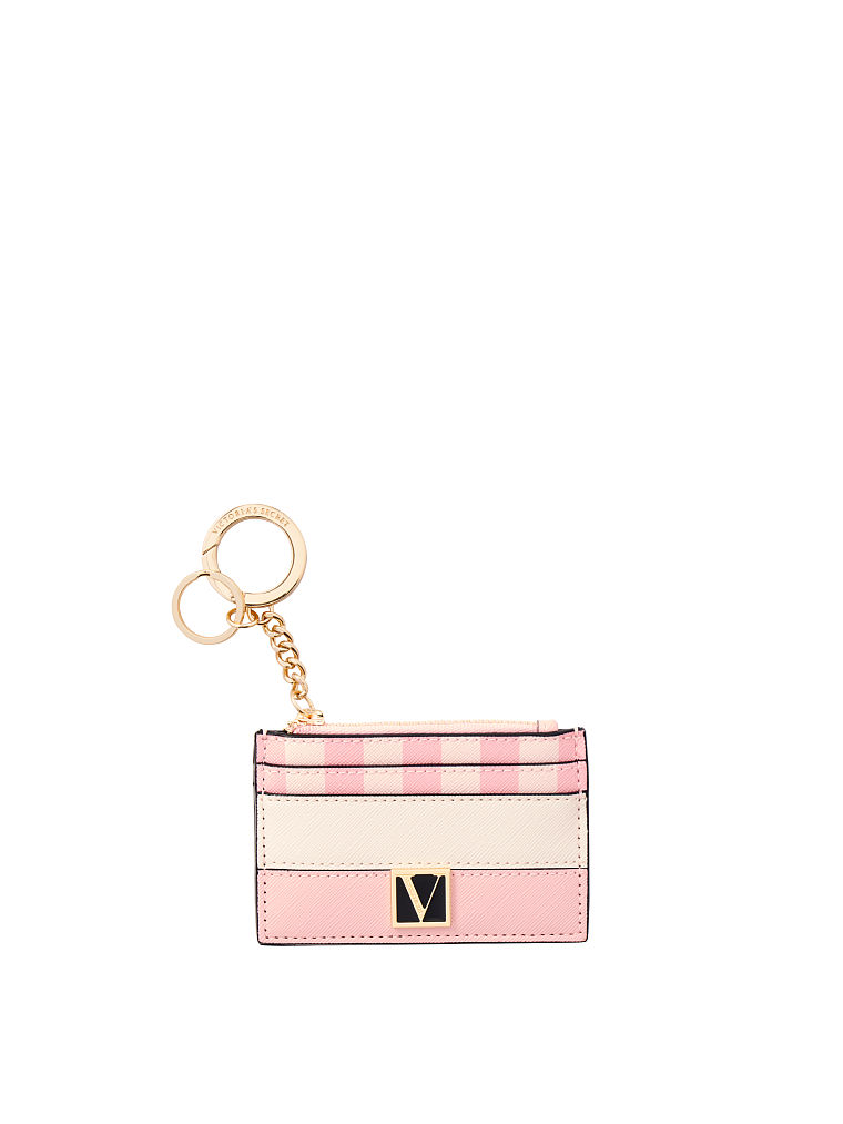 Porta Carte-portachiavi Victoria, Signature Stripe, large