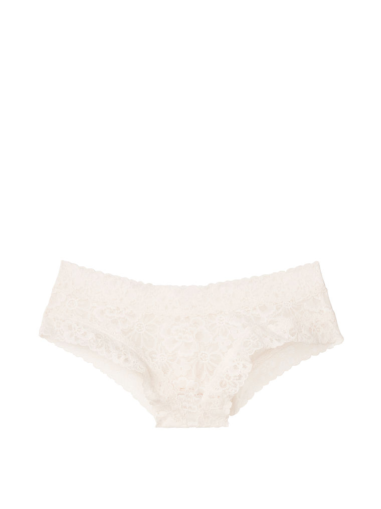 Slip Sgambato In Pizzo, Coconut White, large