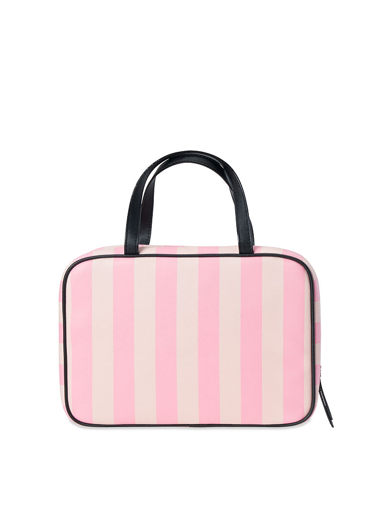 Trousse A Righe, Pink, large