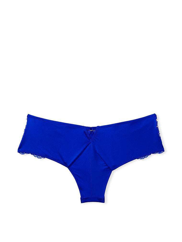 Slip Sgambato Con Finiture In Pizzo, Blue Oar, large