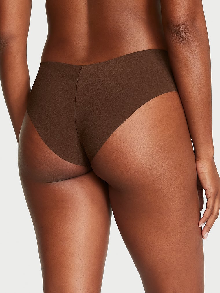 Slip Sgambato Senza Cuciture, Ganache, large