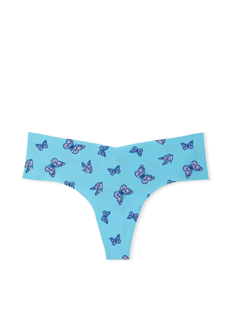Tanga Senza Cuciture, Bikini Blue Butterflies, large