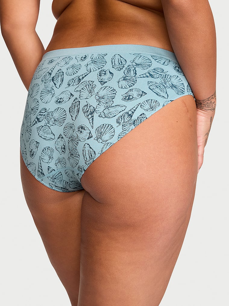 Slip Senza Cuciture, Cool Down Blue Seashells, large