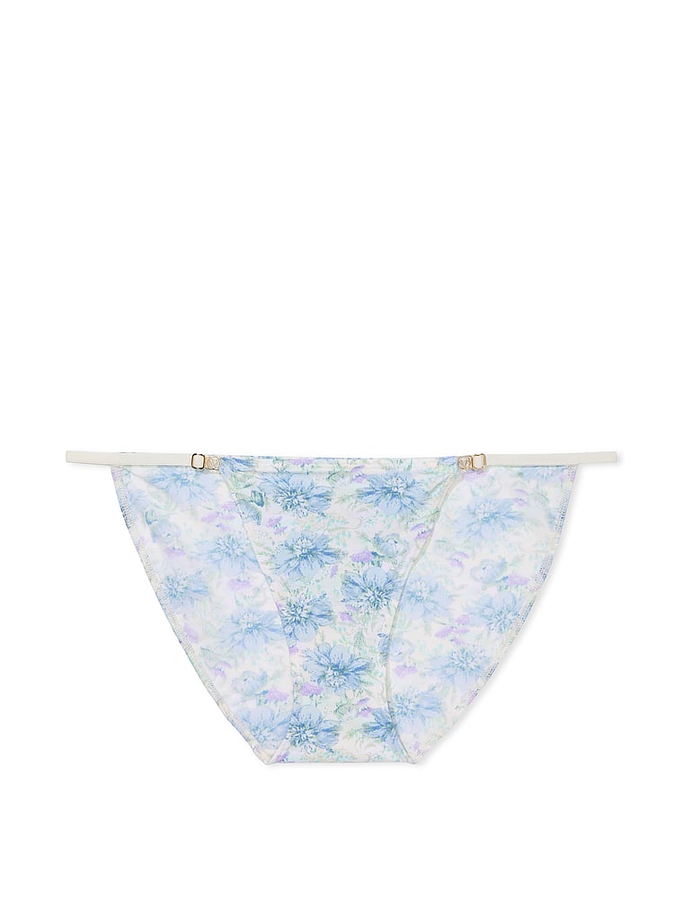 Slip Con Fianchetti Regolabili, Blue Floral, large