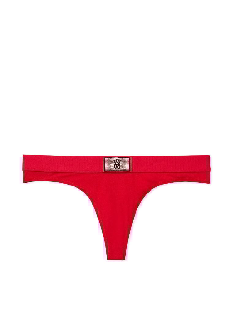 Tanga Con Dettaglio Di Strass, Lipstick, large